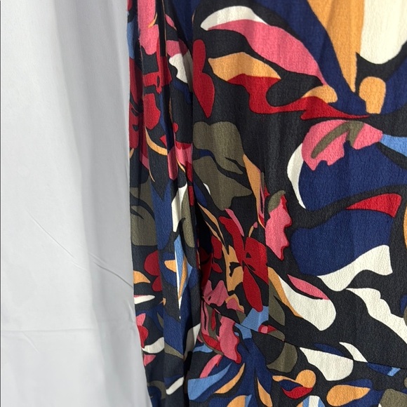 ba&sh “Lady” Abstract Floral Shirt Dress L - Picture 9 of 11